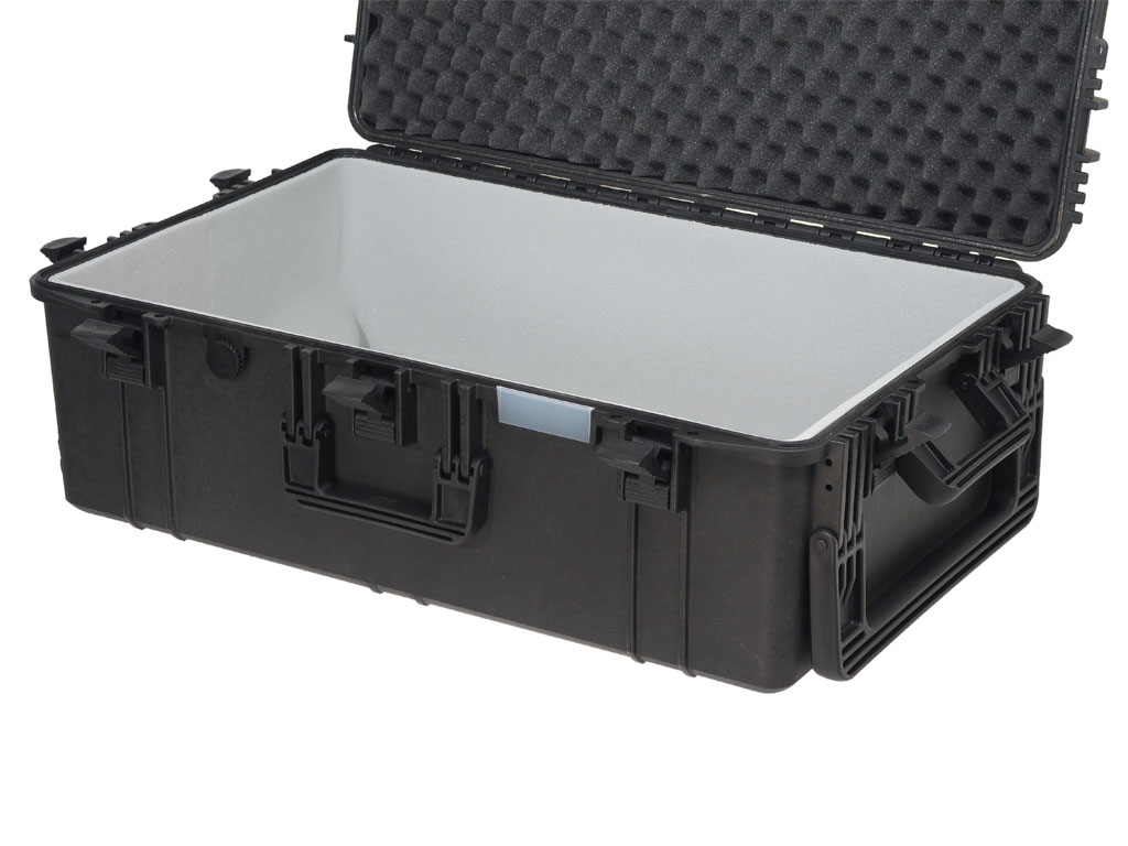 Valise etanche H280 valise avec parois mousse grise