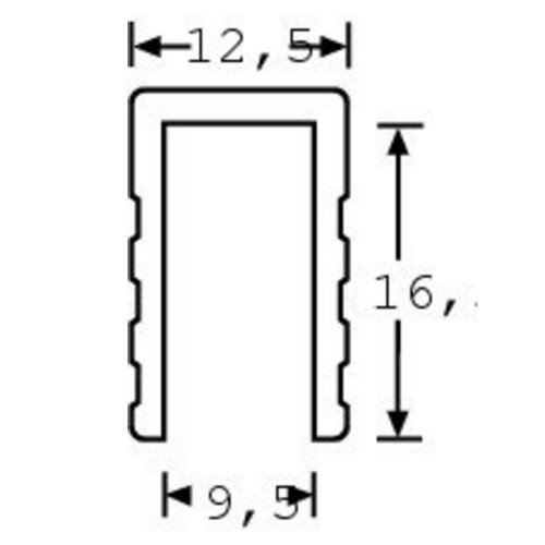 profile_cloison_sommet_flightcase_dimensions schéma profilé en U 7