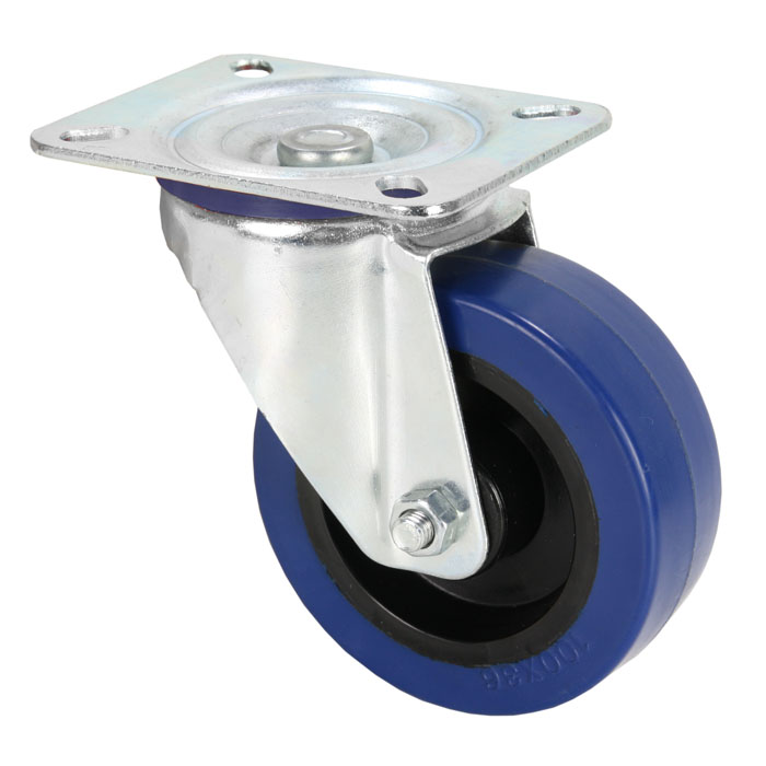 roulette_pivotante_100mm_bleue_372151 roulette bandage bleu
